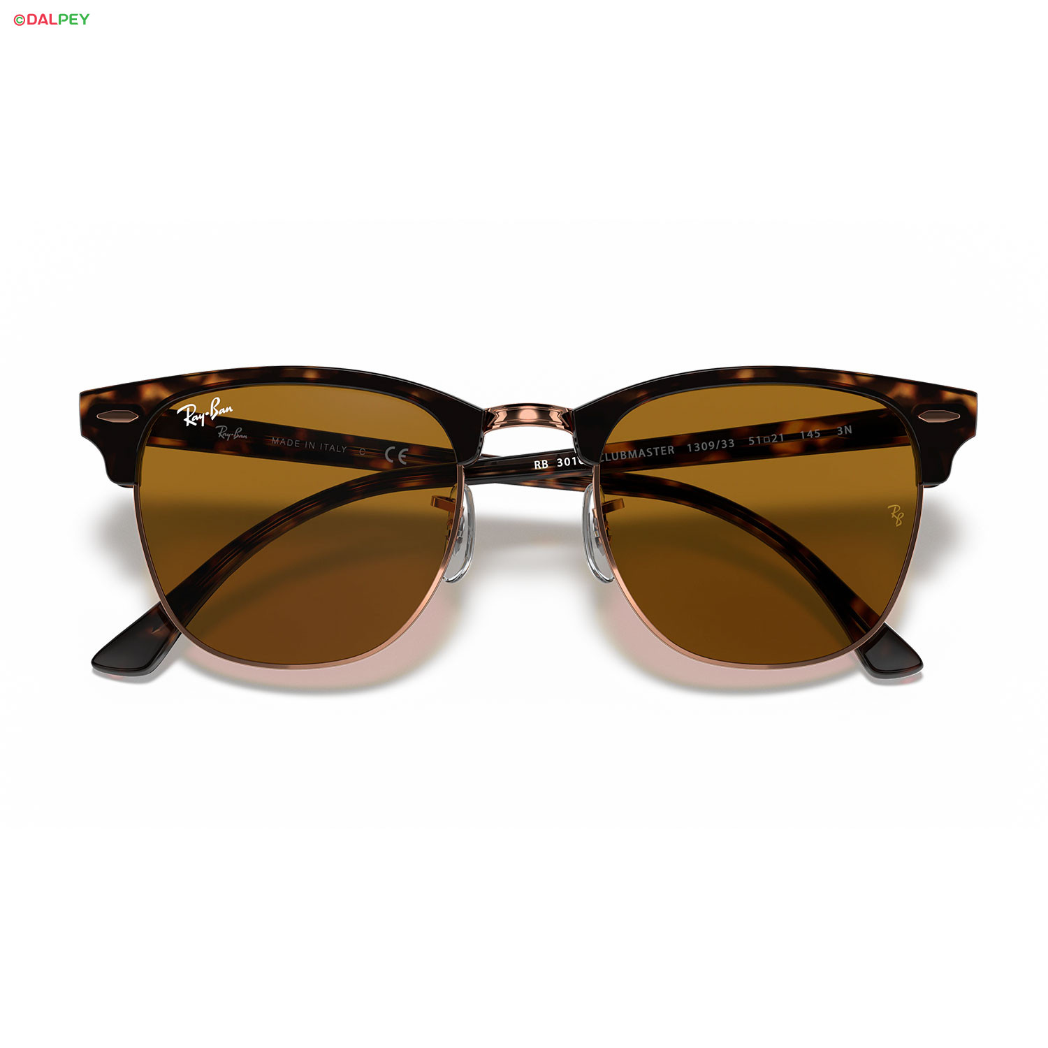 عینک آفتابی ری بن مدل RB3016 130933 Clubmaster Classic | Ray Ban | فروشگاه اینترنتی دالپی سنتر