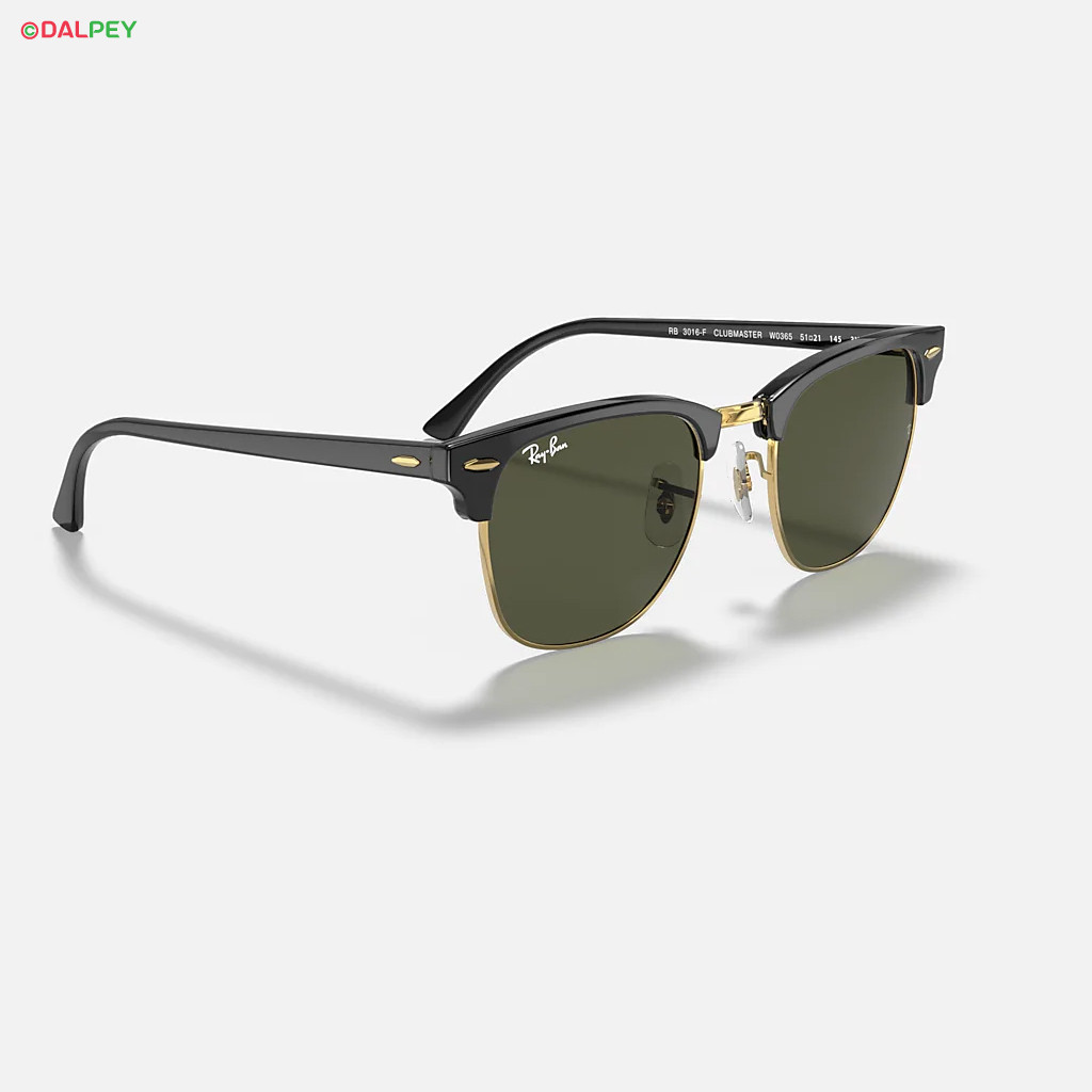 Ray-Ban 0RB3016F CLUBMASTER CLASSIC Gloss Black SUN